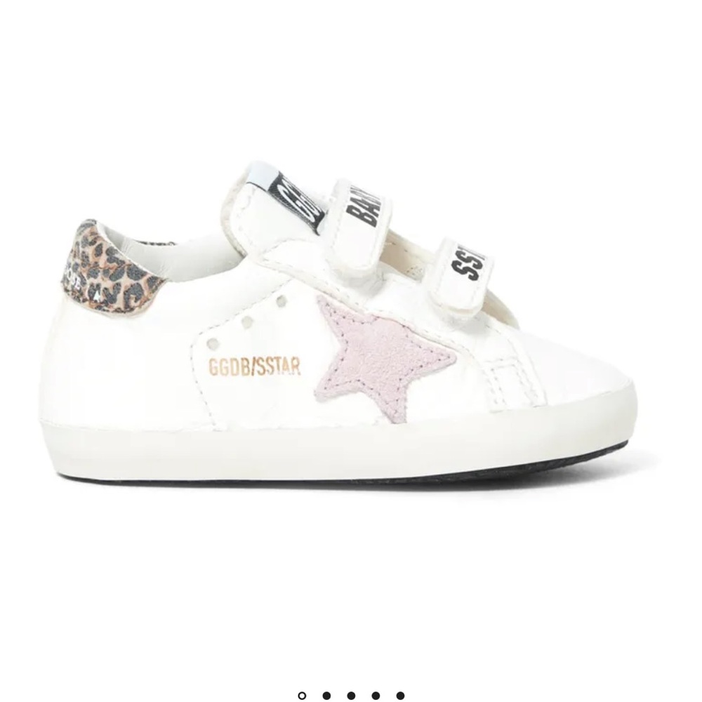 Golden Goose infant Sneakers with Pink Star